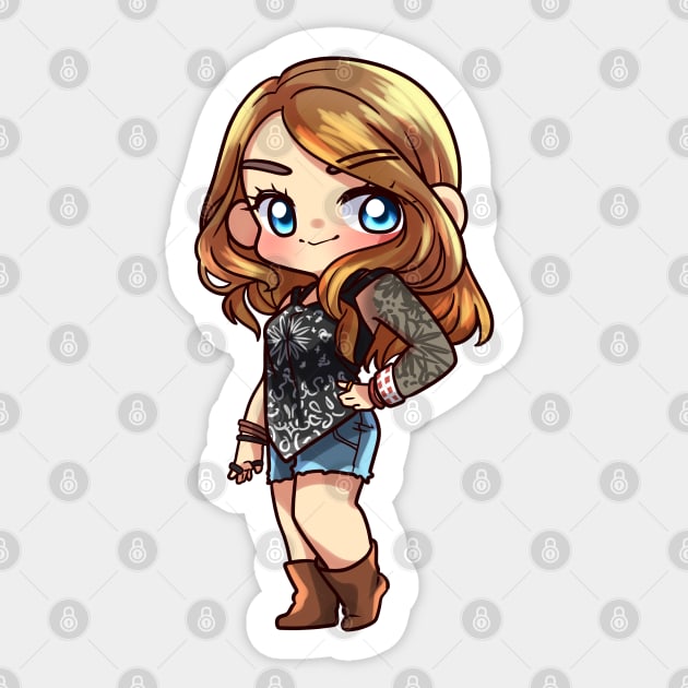 Katty Kate -Chibi- Denson DBD Tee Sticker by Movobra